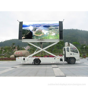 Wateproof Dip Truck Mounted Led Screen Electronic Signs , Super Brightness